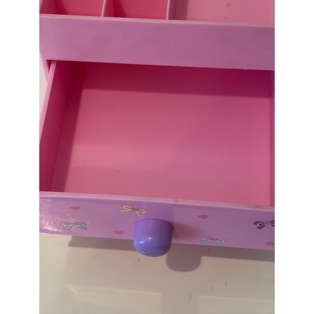 Vintage 1990 Sanrio Tweedle Dee Dee Teddy Bear Jewelry Box Lid Organizer - Picture 4 of 12